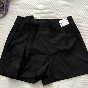 Express high waisted black shorts